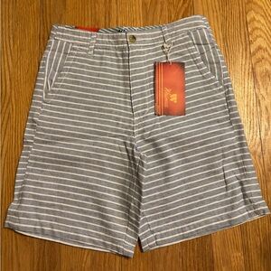 Boys Waimea Classic Striped Shorts in Blue and White - Size 12